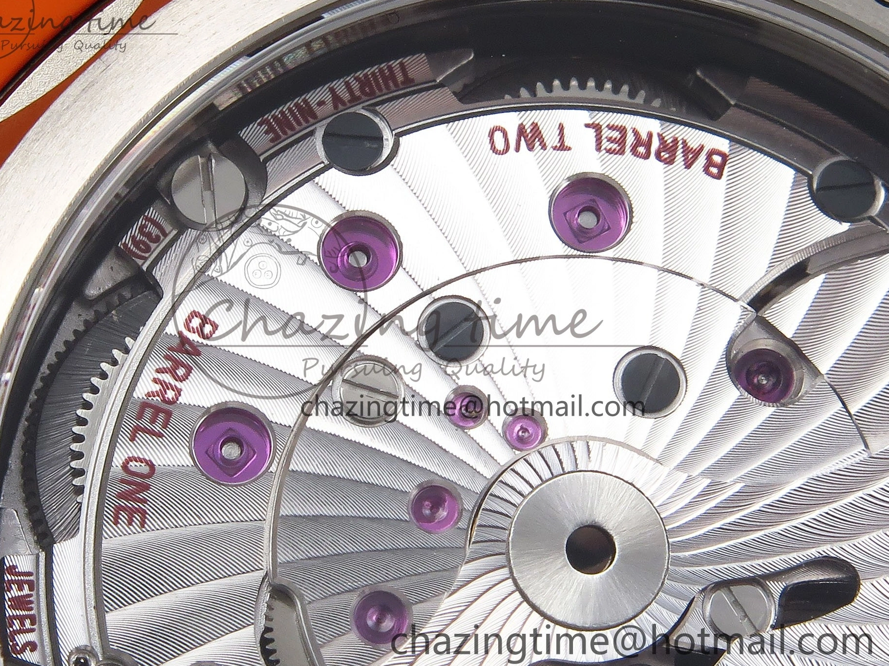 0210 Comfortable Planet Ocean 43.5mm SS VSF 1:1 Best Edition Black Orange Bezel Gray Dial on Nylon Strap A8900 Super Clone V 7730